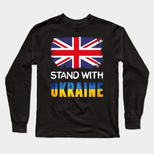 INGLAND stand with ukraine Long Sleeve T-Shirt